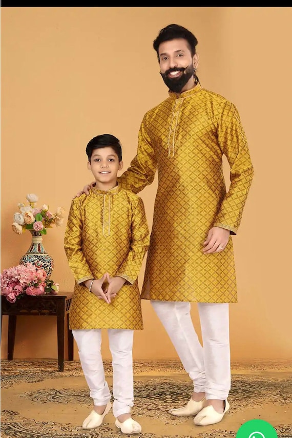 Father and online son kurta pajama