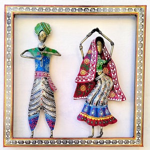 Indian Decorative Metal Wall Art Décor, Traditional Wall Frame