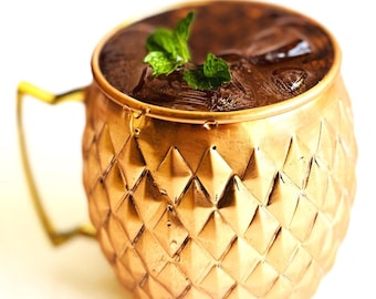 4 tazas de cobre puro, taza Moscow Mule