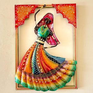 Indian Handmade Metal Wall Art, Housewarming Gift, Home Décor, Set of 3 Pieces