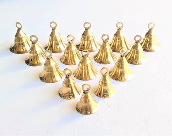 Brass Bell, Lot of 20 Bell, 2.5 x 2 Inch
