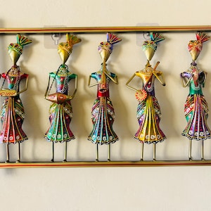 Indian Handcrafted Metal Wall Art, Large Wall Decor