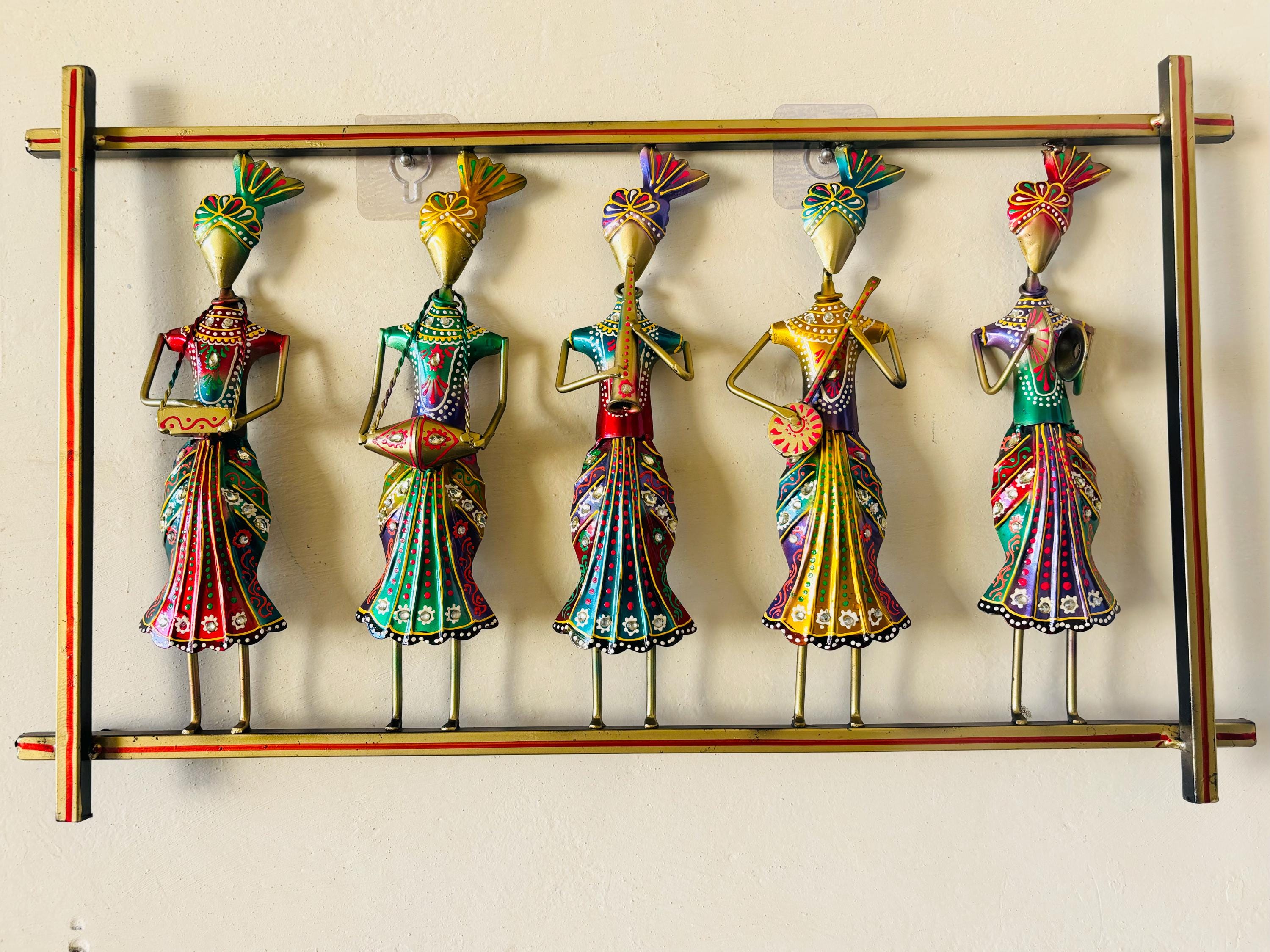 Indian Handcrafted Metal Wall Art, Large Wall Decor