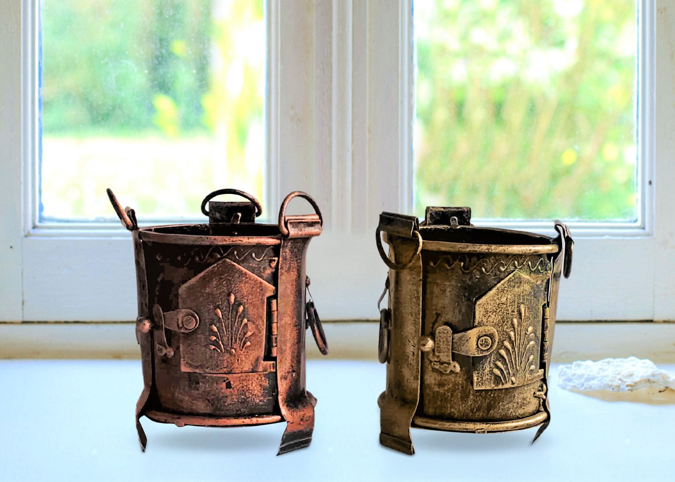 専用 暖炉の煤よけ　衝立　パーテーション　骨董 1890'S 1900'S 1910'S ビクトリアン ボタニカル装飾 THE MONARCH
