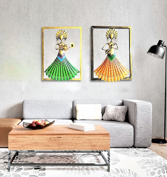 knee length dresses for ladies Lady Back Metal Wall Art – Articture