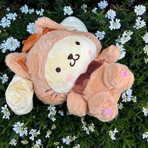 Sanrio Pompurin Plush Toy Cartoon Doll Stuffed Animal Plushie Gift Home Decoration