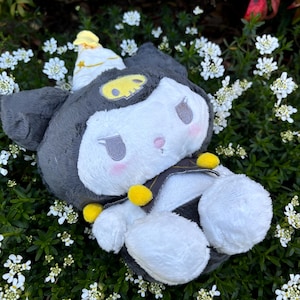 Sanrio Kuromi Plush Toy Cartoon Doll Stuffed Animal Plushie Gift Home Decoration