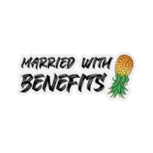 Swinger Lifestyle Sticker, Married With Benefits, Swinger Couple Sticker, Swingers Lifestyle Party Sticker, Upside Down Pineapple, Hotwife