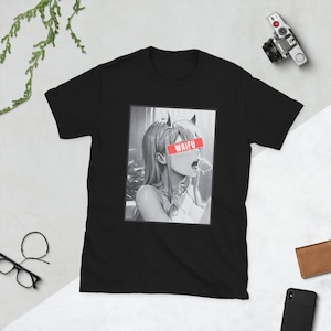 Zero Two Anime T-Shirt: Darling in the Franxx Waifu Noir Edition