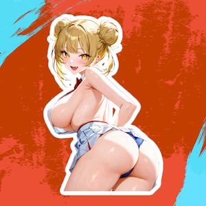 Anime Waifu-sticker: Toga My Hero Academia sexy laptop vinyl sticker