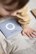 Personalized board book, birth, christening, birthday, children's book, baby, initial, illustration, gender-neutral, gift for a newborn product logo