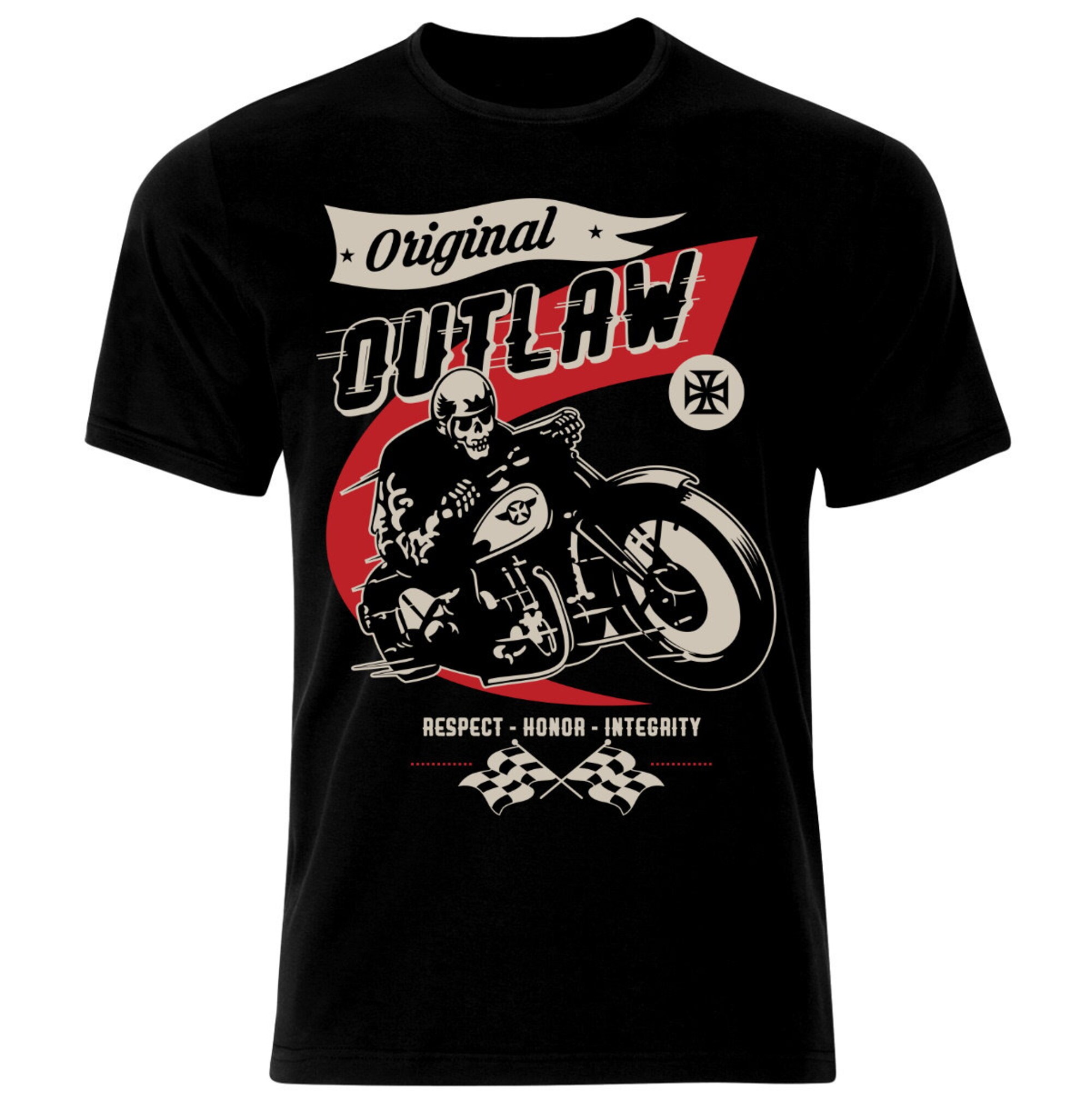 Biker Motorbike Rider Rock Motorcycle T-Shirt