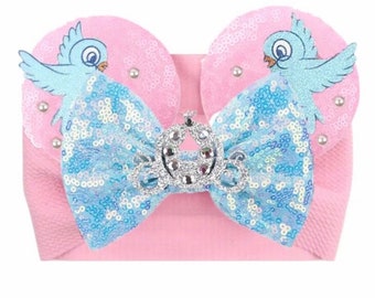 Cinderella baby headband