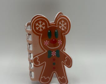 Gingerbread Mickey hair clip
