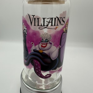 DiZnee Villains drinking glass