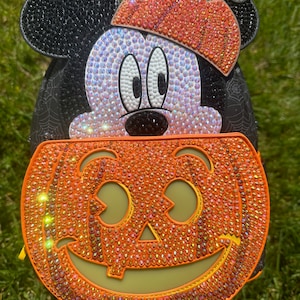 Pumpkin Mickey loungefly backpack