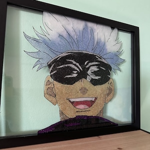 Gojo Glitter Glass Painting 11x14 in