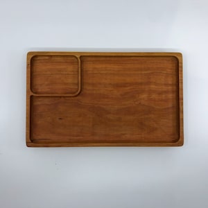 The Mini Lunch Tray Rolling Tray - Cherry Wood