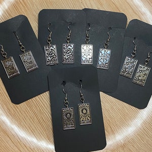 Tarot Card Earrings