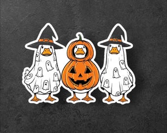 Adesivo de Ganso Fantasma de Halloween/Adesivo de Ganso/Adesivo de Ganso Assustador