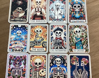 Divertida carta de tarot Pegatina