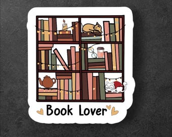 Sticker pour bibliothèque amateur de livres/Sticker pour bibliothèque