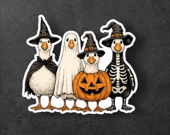 Adesivo de grupo Ganso Assustador/Adesivo de Ganso de Halloween