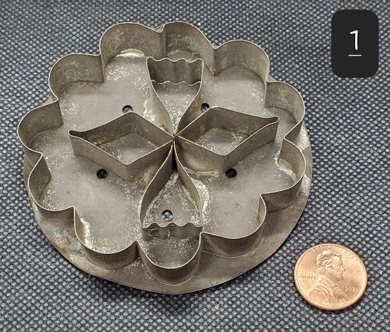 Antique Tin Cookie Cutters Each Priced Separately Circa Late Etsy
