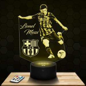 Lampe LED 3D Neymar  PSG – Le Génie de la Lampe 3D