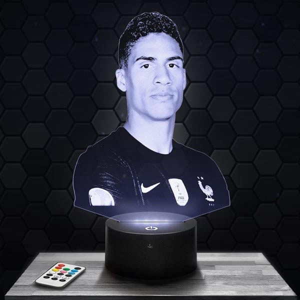 Lampe Led 3D - Manchester United Raphaël Varane - Express 24H, Gravure Laser, Cadeau Fête Des Mères,