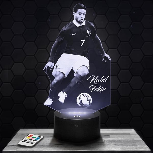 Lampe Led 3D - Real Betis Balompié Express 24H, Par Gravure Laser, Cadeau Fête Des Mères, Pères, Ann