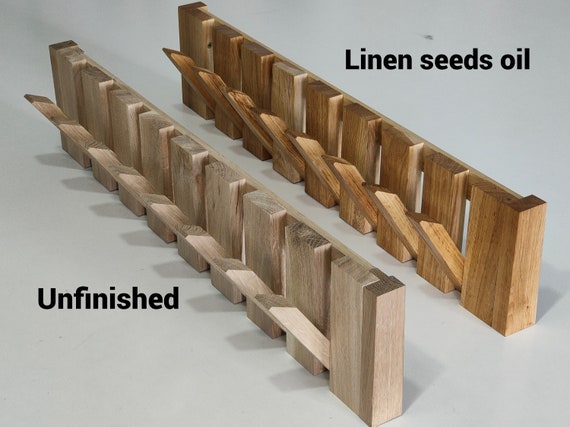 Piano Wall Oak Coat Rack Wooden Wall Hanger Flip Down Wall Coat