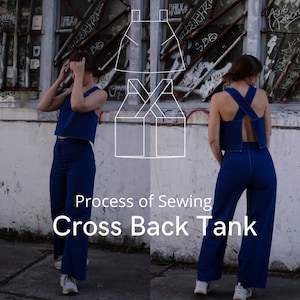 Low Waste Cross Back Tank PDF Sewing Pattern