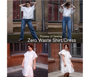 Zero Waste Shirt/Dress PDF Sewing Pattern