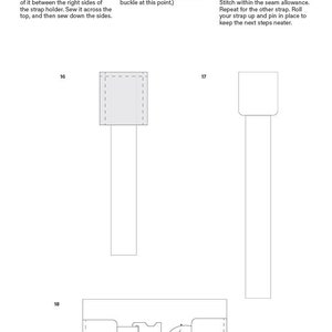 Zero Waste Fanny Pack PDF Sewing Pattern image 7