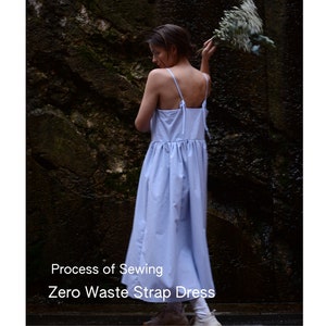 Zero Waste Strap Dress PDF Sewing Pattern