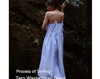 Zero Waste Strap Dress PDF Sewing Pattern