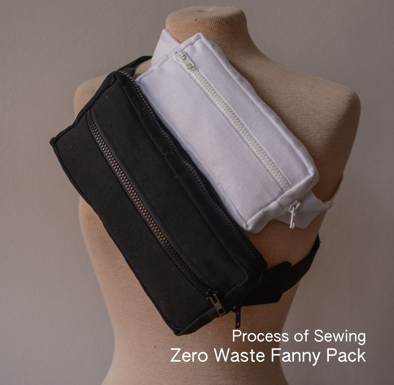 Zero Waste Fanny Pack PDF Sewing Pattern image 1