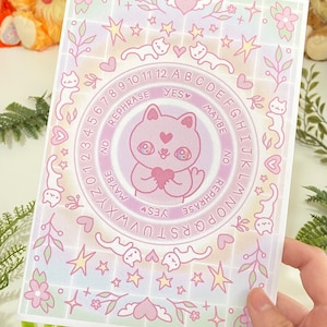 Mignon chat rose pendule portable planche . Graphique pendulaire