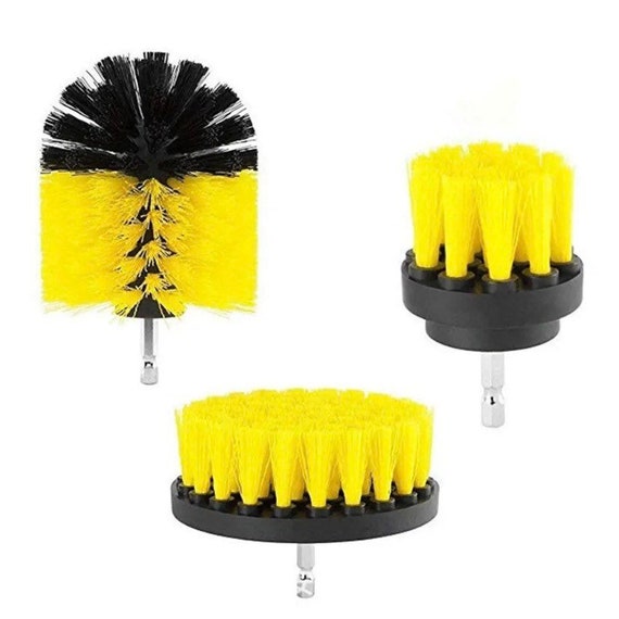 3PCS Drill Brush Power Scrubber Drill Attachments For Carpet Tile Grout  Cleaning