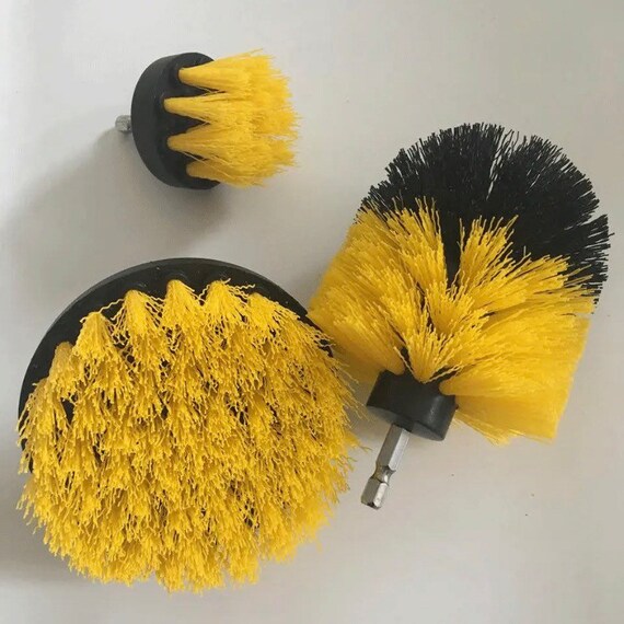 3pcs Drill Brushes Power Scrubber Cleaning Brush Grout Drill Brush