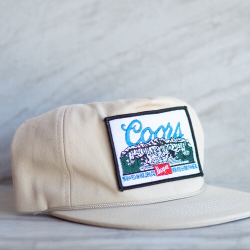 Coors Banquet Blue Landscape Snapback Rope Hat Etsy