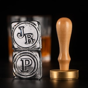 Timbro di ghiaccio personalizzato, Timbro personalizzato per cubetti di ghiaccio per bar, Timbro per cubetti di ghiaccio personalizzato, Timbro logo bar, Timbro logo aziendale, Timbro bevande fredde Timbro ghiaccio
