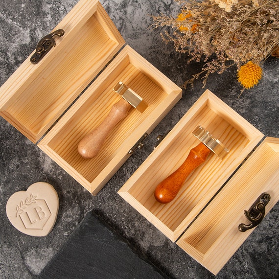 Timbro Personalizzato In Ottone - Per Argilla, Sapone, Ceramica, Legno, Con Design Su Misura - Foto 11