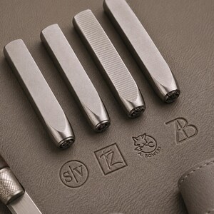 Custom Metal Stamp, Personalzied Signature Clay Stamp, Custom Tiny Metal Leather Stamp, Carbon Steel Marking Stamp for Jewelry