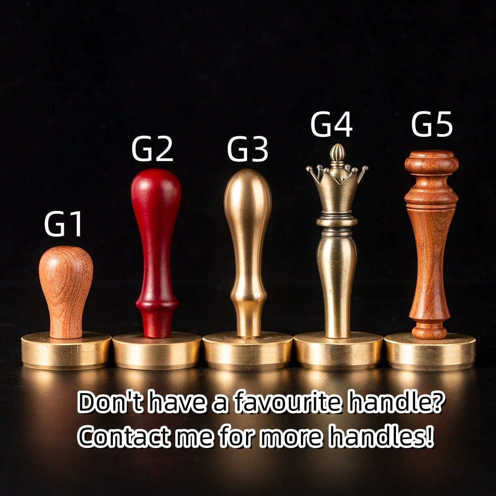 Timbro Personalizzato In Ottone - Per Argilla, Sapone, Ceramica, Legno, Con Design Su Misura - Foto 7