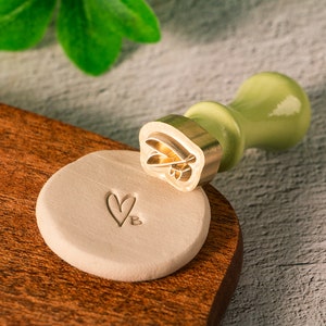 ¡Regalo de Navidad! Sello personalizado para cerámica/jabón/hielo, regalo para la familia, sello de cerámica personalizado, sello para jabón, sello de latón para arcilla, sello de cerámica