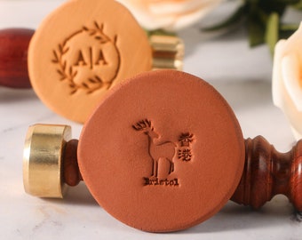 Custom Logo Clay Stamps - Animal and Plant Designs - Gifts for Mothers - Gifts for Ceramic Artists - Gifts for Dads,Gift for Him