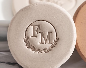 Custom Pottery Stamp, Pottery Signature Stamp, Personalized Clay Stamp, Ceramic Stamp, Polymer Stamp