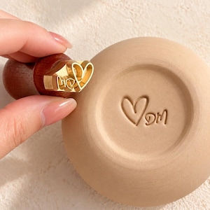 Custom Pottery Logo Stamp, Personalized Ceramics Clay Stamp, Custom Business Logo Clay Tools, Clay Tool for Potters, Christmas Gift